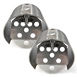 Pest Control Worldwide Rats & Mice Prevention for Drains, Stainless Steel Drain Rat Flap, Non-Return Valve, Rat Blocker for Sewers, fits drains (95-110mm, 4 inch)(Multipack 1 X 2)