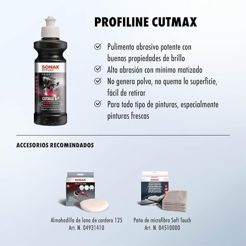 Pasta de lijado CutMax para pulir carrocerías y eliminar defectos 3