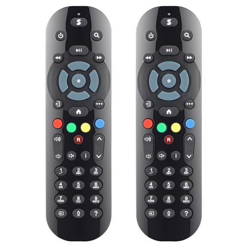 【Pack of 2】Replacement Remote Control Compatible with All Sky Q Box, Sky Q TV Box, Sky Q Mini Box and Sky Q Silver Box (Non-Touch, No Voice Control)