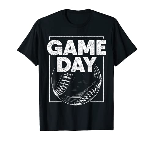 Baseball Game Day Player Coach Team Men Women Kids Boys Camiseta