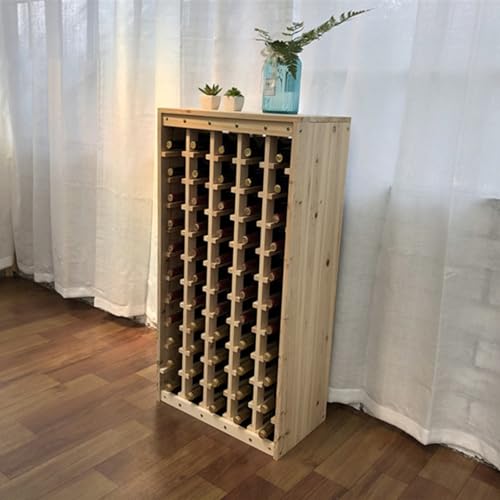 Soporte para botellas de vino de madera, 11 niveles miniatura 4