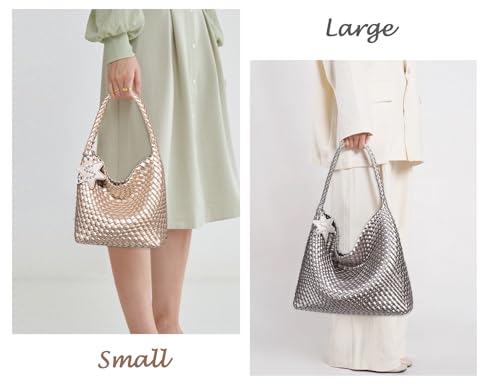 Bolso Tote Trenzado de Cuero Vegano para Mujer miniatura 2