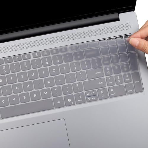 Image of RAYA Silicone Keyboard Cover for 2025-2026 Lenovo Ideapad Slim3 /3i /3x & Slim5 /5i Gen10 15.3inch / 15.6inch / 16inch Laptops [83N3002QIN / 83K100C6IN / 83K100CJIN / 83KA0048IN] (Transparent)