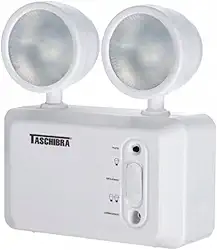 Luminária Autônoma de Emergência 2 Farol Led Bivolt Taschibra