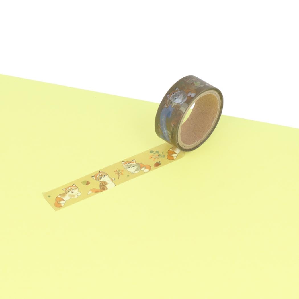 Amazon | サンスター文具 mofusand マスキングテープ セロファン