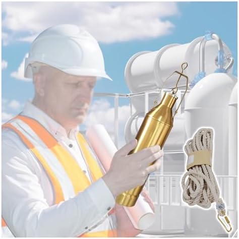 Lightweight Handheld Fuel Oil Sampling Kit, Copper Tanker Sample Extractor with Anti-Static Rope, 10.1 fl oz (300 mL) Water Sampler for Efficient Collector Detection