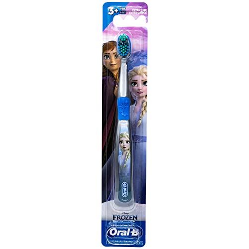 Oral-B Disney Frozen Toothbrush, 3+ YRS, Extra Soft, Elsa Characters -1 Count - image 1
