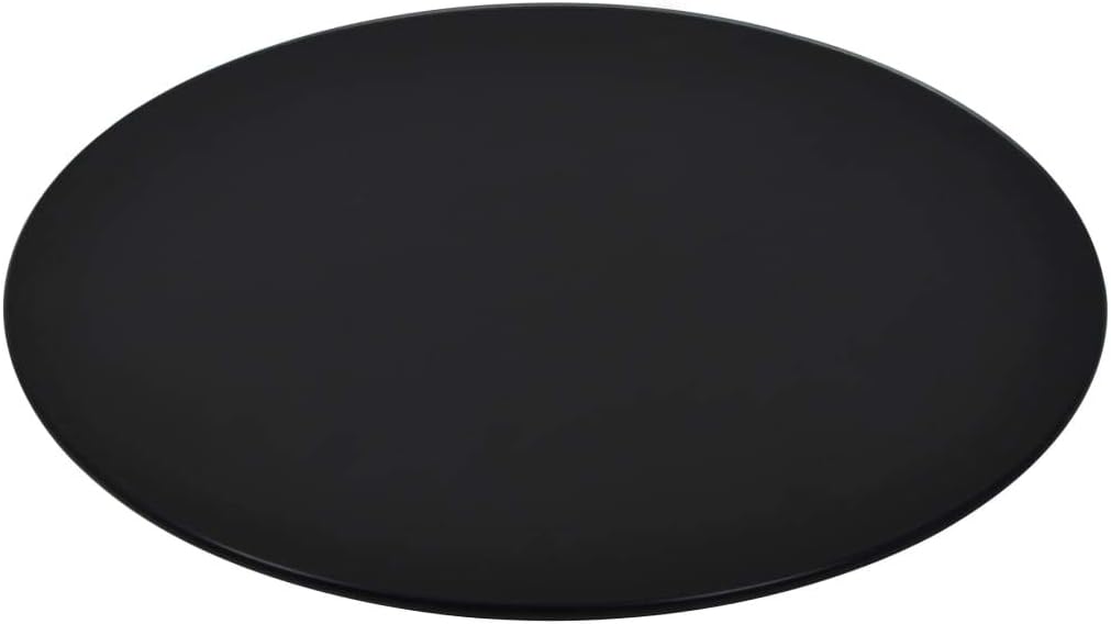 Table Top Black Tempered Glass Large Scratch-Resistant Materials Home Office Table Top Desktop for Hotels