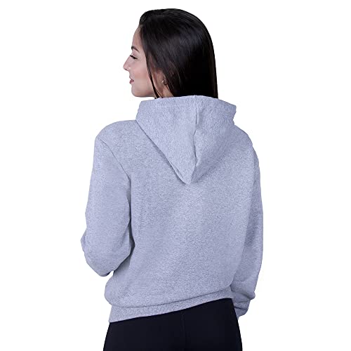 Blusa Moletom Canguru Feminino Blusa De Frio Lisa (gg, Cinza)