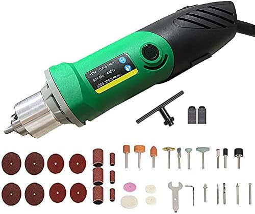 VOTOER 480W Rotary Tool Power Electric Die Multi-function Grinder Carver Set, 6 Step Variable Speed Adjustment, 30000RPM