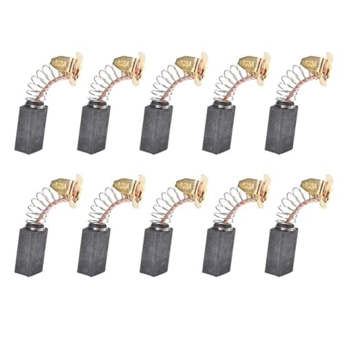 COEOPNC CB100 CB101 CB103 CB103A 0810 181030-1 191945-4 Carbon Brush Set Angle Grinder Replacement CB114 CB124 8700N 8035NB 6906 Durable Accessories Pack of 10