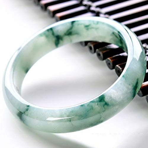Bracelet en jade naturel YXWYXWA, l'élégance d'un bijou vert chic