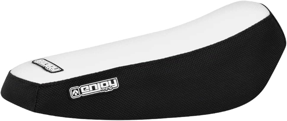 Seat Cover - Compatible with Luna Float Sur Ron Sur-Ron Light Bee MX & X E-Bike #348 (Black Sides w/White Top)