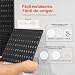 Imagen de VEVOR Kit de Combinación de Tablero Perforado de Plástico de 280 x 280 x 12 mm 4 Paneles