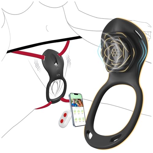 Sex Spielzeug für die Paare Frau Männer Strap on BDSM Rose Vibration für Frauen Bondage Vibratorensets für Frauen Klitoris mit Fernbedienung Massagestab Vibrator Erotisches Sexspielzeug Sex Spiele