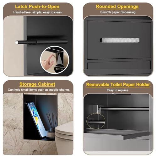 Niche de douche encastrée pour optimiser le rangement wc - 7