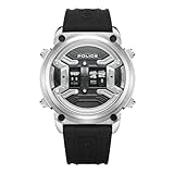 orologi vip instagram Quadrante Rotor, vetro minerale, fibbia ad ardiglione, logo Police