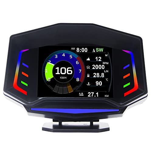 FASTSUN AP-8 ڵ  ÷ ڵ   ý OBD2  GPS    HUD ٱ Ʈ  RGB ֺ ӵ  RPM     