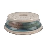 Handy Gourmet Beige Eco-Collapsible Splatter Shield-Keeps Microwave Clean (JB8448BGE)