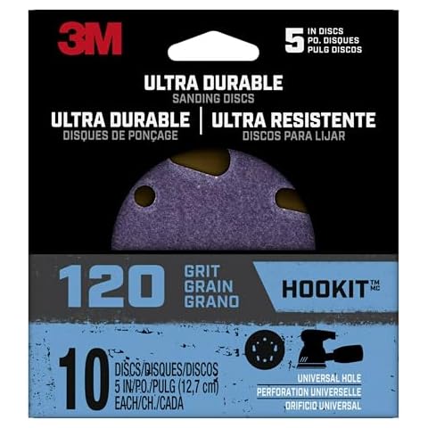 3M 5 Inch Power Sanding Discs Cover