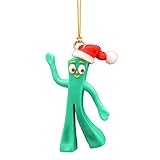NJ Croce Gumby Figural Christmas Tree Dangler Ornament, Green
