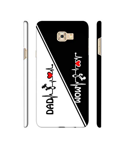 Image of Amazon Brand - Solimo Designer Mom and Dad Lover 3D Printed Hard Back Case Mobile Cover for Samsung Galaxy C7 Pro