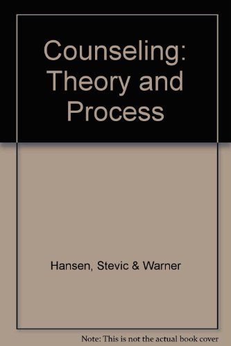 Counseling: Theory and Process B000LC74JC Book Cover