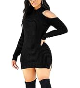 bodycon ribbed sweater dress