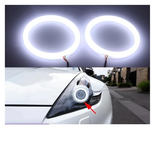 Kit Angel Eyes LED 6000K para Nissan 370Z 2009-2020 con luces de algodon tuning 3