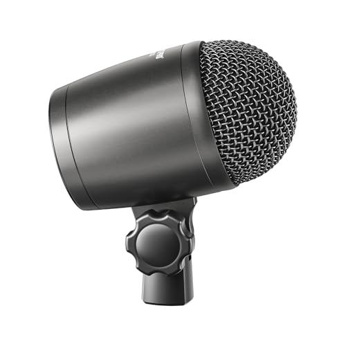 Phenyx Pro PDM33 Kick Drum Microphone, Cardioid Dynamic Mic with Locking Stand Adapter, Integral XLR...