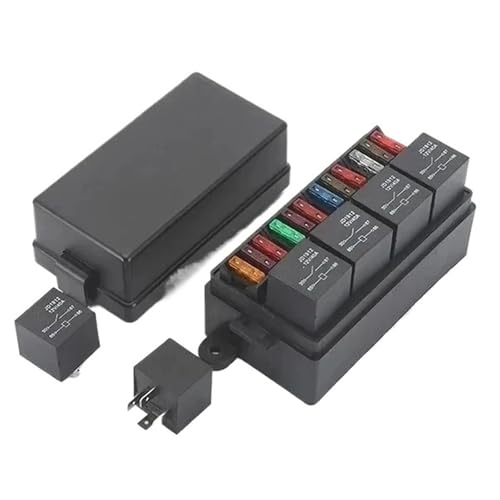 Boîte à fusibles et relais pour aménager l'électricité d'une remorque de camping