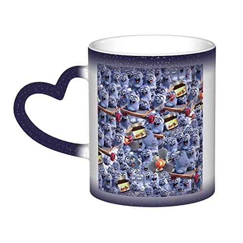 Coffee Mug for Grizzly Bear and The Lemmings Tabodi Coffee Mug, 11oz - Magicas Color Changing Cups Great Gift for Kids and Adults - Ceramic Blue