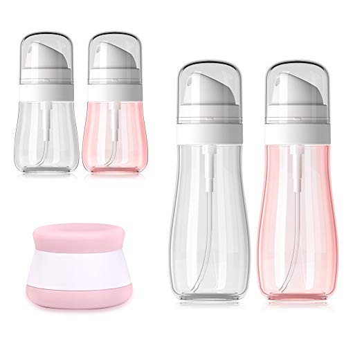 Preisvergleich Produktbild YASPARK Sprühflasche, Zerstäuber Durchsichtig Leere Sprühflasche Nachfüllbar Feinen Nebel Parfum Bilden Wasserflaschen 50ml / 100ml Kunststoff Sprühgerät Reisebehälter für kosmetische Hautpflege