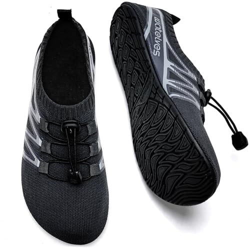 Image of WateLves Barefoot Water Shoes for Women Men Travel Slippers Socks House Shoes Quick-Dry Aqua Socks for Beach Swim Pilates Yoga Dancing Camping Must Haves
