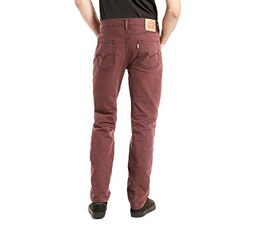 Image of Levi's Men's 514 Straight Fit Stretch Jeans - 32W x 34L - Wine Tasting /Padox Canvas