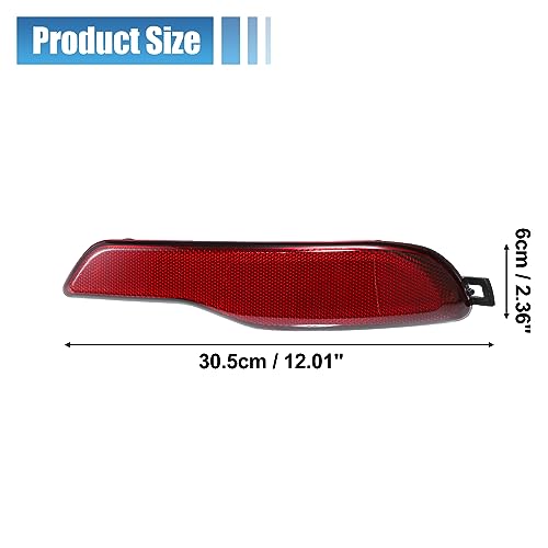 Image of uxcell Car Rear Bumper Reflector Right for Jeep Cherokee 2014 2015 2016 2017 2018 No.68105144AC