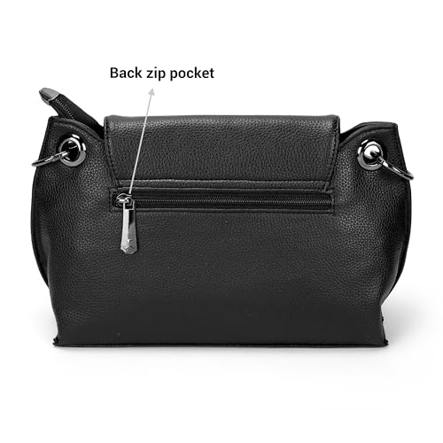 Image of Mochi Women Casual Faux leather Soft Body Magnet closure Solid Sling Bag