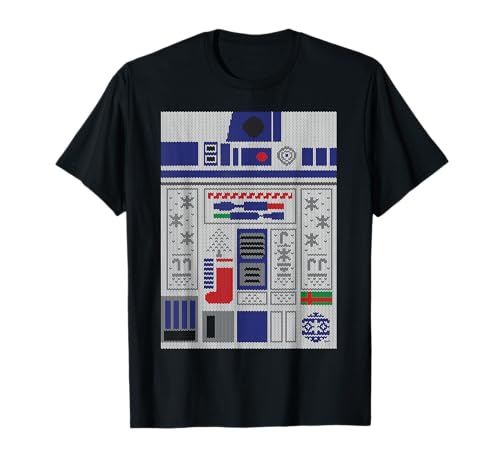 Vêtement Star Wars R2-D2 t-shirt mode geek pull de Noël moche collection hiver taille S au XXL