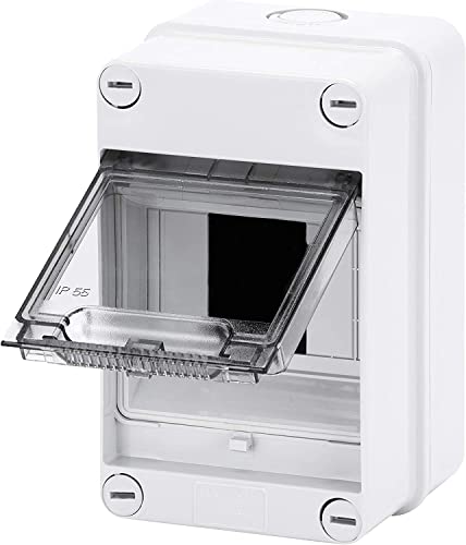 Coffret de chantier électrique 4 modules IP55 boîtier de distribution étanche nu