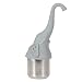 IYFHACS Tee-Ei, Abnehmbarer Teefilter, lustiger Elefant aus Silikon und feinmaschiger Teekorb aus Edelstahl. Ideal für Loseblatt-Müslibecher, Tassen und Teekannen