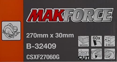 Lame pour scie circulaire Makforce TCT MAKITA B 32409 270 x 30 mm 60 dents pour le bois - vue 4