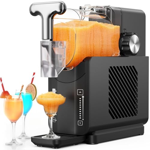 Image of 108 OZ /3.2L Slushy Machine,No Ice Needed, 15-45 Minutes to Make Margarita & Slushie & Milkshakes, Frappes and More,Built-in LED Light,110V Professional Shaved Ice Machine with Self-Cleaning