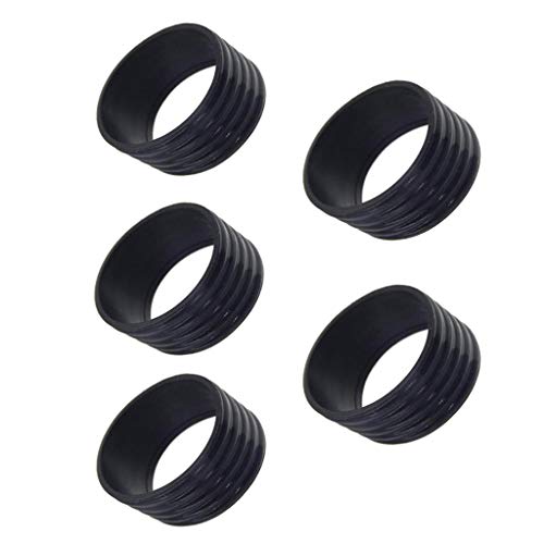 image for LoveinDIY 5Pcs Tennis Racket Handle Rubber Ring Stretchy Tennis Racque