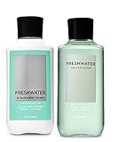 BATH AND BODY WORKS GIFT SET FRESHWATER FOR MEN - Body Wash & Body lotion - FULL SIZE