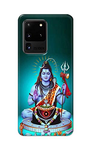 Image of Printed Hard Back Cover Case for Samsung Galaxy S20 Ultra 4G | Samsung S20 Ultra 5G Back Cover (Lord Shiva) -1803