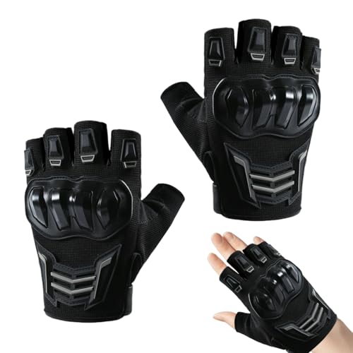 Generisch Guantes de ciclismo – Guantes de ciclismo | Guantes acolchados antideslizantes para moto para entrenamiento al aire libre escalada y senderismo conducción
