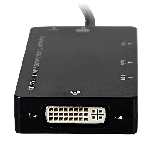 Adaptador 4 en 1 DisplayPort macho a DVI HDMI VGA audio hembra miniatura 7