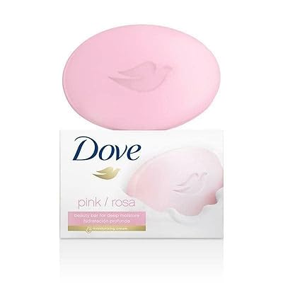 Dove Beauty Cream Bar Soaps Pink 16 Bars, 4.76 Oz  135 Grams Each