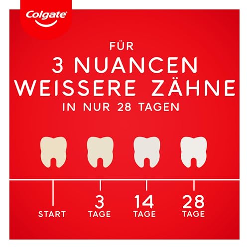 Colgate Zahnpasta Max White Ultra Active Foam 2x75ml - Weißere Zähne in 3 Tagen – Bild 6