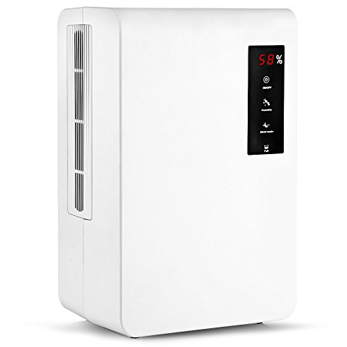 Tragbare elektrische Luftentfeuchter 3L Kapazität mit LED Touch Control Silent Mode Lufttrockner für Home Bad Büro